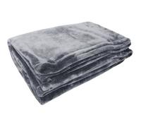Couverture Microflanelle Toison d'Or - 220 x 240 cm - Coloris Gris