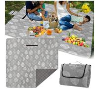 Couverture Pique-Nique Imperméable 200x300 Couverture Plage Extérieure Xxl Sans Sable Tapis Plage Couverture Camping Couverture D'extérieur Étanche Sable Couverture Tapis Pique-Nique Avec Poignée