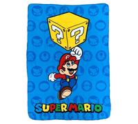 Couverture Plaid CARTOON pour Enfants Super Mario en 100% Polyester 100 x 140 cm