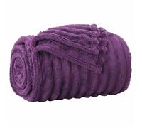Couverture (plaid/édredon) - VIDAXL - Lot de 6 - Violet - 200 x 150 cm - Toison