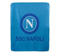 Couverture plaid en polaire SSC Napoli officielle d'hiver simple 130 x 160 cm Q199