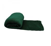 Couverture, plaid polaire 150 x 200 cm en flanelle ultra doux - Vert - Vivezen