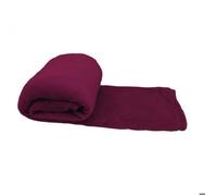 Couverture, plaid polaire 220 x 240 cm en flanelle ultra doux - Prune - Vivezen