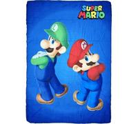 Couverture Plaid Super Mario et Luigi pour Enfants en 100% Polyester 100 x 140 cm