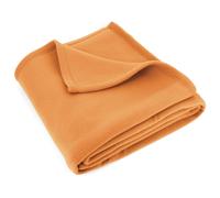 Couverture polaire 180x220 cm Isba Miel 100% Polyester 320 g/m2 traité non-feu