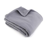 Couverture polaire 240x300 cm 100% Polyester 350 g/m2 TEDDY Gris Acier