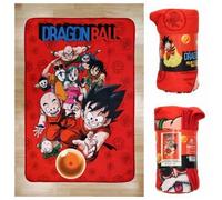 Couverture Polaire - DRAGON BALL - 100X150 cm - Rouge - Synthétique - Enfant