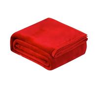 Couverture polaire en flanelle Sherpa - Couvertures de lit et jetés de luxe doux pour lit et canapé - Jeté de Noël - 0 rouge - 200 x 230 cm