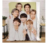 Couverture Polaire Kpop BTS - Multicolore - 60x120cm