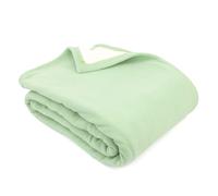 Couverture polaire luxe 180x220 cm 100% polyester 430 g/m2 NARVIK Vert Tilleul