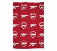 Couverture Polaire Officielle Arsenal FC de Character World | Motif Football | Couverture Rouge Chaude et Douce au Toucher | Idéale pour la Maison, la Chambre, Les soirées Pyjama et Le Camping