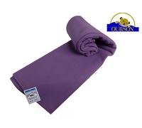 Couverture polaire thermotec ourson 450 gr aubergine 220x240