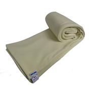 Couverture polaire thermotec ourson 450 gr ecru 180x220