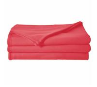 Couverture Polaire Toison d'Or - Poleco - 180 x 220 cm - Coloris Fraise