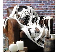 Couverture polaire toute douce Vache 150 x 130 cm