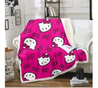 Couverture polaire ultra douce Hello Kitty - 60x120cm - Multicolore