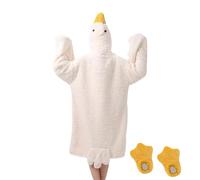 Couverture portable - Sweat à capuche motif oie 150-185 cm, grand chandail, pour se détendre | Couverture surdimensionnée pour salon, chambre à coucher, soirée cinéma, fête de , camping, voyage