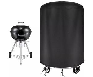 Couverture pour barbecue - Housse pour barbecue à charbon de bois rond - Adaptée aux barbecues sphériques de 57 cm - Imperméable - Protège contre la pluie - Pour une utilisation en extérieur