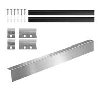 Couverture pour fissures entre la cuisine et le plan de travail, bande latérale en acier inoxydable de cuisson | Couvertures de remplissage pour plaques de cuisson, four, placard