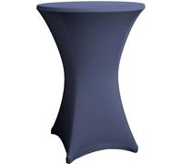 Couverture pour les tables de bistrot / bar rondes 80-86 cm Navyblue - Housses diverses