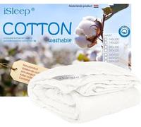 Couverture pour lit bébé Unyqoos® 4 saisons – 100% coton, housse sanforisée, possibilité de couplage, modèle Junior 120x150 cm, blanc