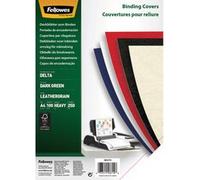 Couverture pour reliure Delta, grain cuir, rouge