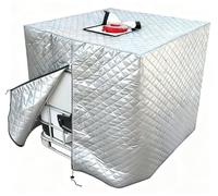 Couverture pour réservoir IBC, protection hivernale contre le gel, pour cuve de récupération d'eau de pluie de 1000 litres, couverture thermique, étanche et résistante aux déchirures