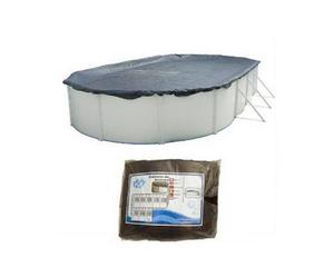 Couverture protection et hivernage Toi SWIMLUX piscine hors-sol ovale 640 x 366cm