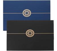 Couverture Protection Simple en Papier A4 2 Pièces, de Certificat | Coins Arrondis, Usage Remise de Diplôme, Design Élégant, Compatible Certificat et Document