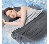 Couverture rafraîchissante - Couverture d'été - Améliore le confort de sommeil - Technologie ARC-Chill 3.0 - 200x220 cm - Gris