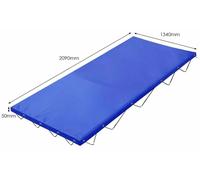 Couverture renforcée pour remorque - Robuste - Œillets renforcés - Étanchéité au vent - Protection UV - Bleu