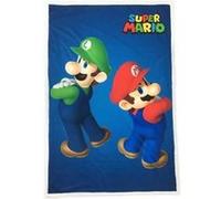 Couverture Sherpa - MARIO BROS - Mario & Luigi - 100 x 150 cm