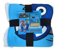Couverture Sherpa - MARIO BROS - Vintage - 100 x 150 cm