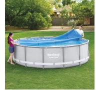 Couverture solaire - Bestway - Flowclear - 427 cm - Empêche l'évaporation - Minimise les débris