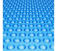 Couverture solaire de piscine 10,97 x 5,49 m - Couverture solaire rectangulaire pour piscine hors sol - Couverture solaire bleue de 16 mils - Chauffage efficace de la piscine - Protection contre les U