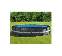INTEX Couverture de piscine solaire bleue 538 cm polyéthylène