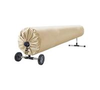 Couverture solaire enroulable conçue for les tailles de piscine standard | Fournit une fonction de chauffage passif et de barrière contre l'évaporation(550x96cm)