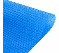 Couverture Solaire Piscine 80 x 185 cm Épaisseur 400 µm, Anti-Pluie Anti-Poussière Protection UV, Effet Chauffant Écologique, Découpable, Couverture Solaire de Piscine, Bleu