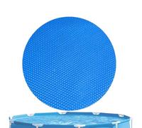 Couverture Solaire pour Piscine - Bouclier De Rétention De Chaleur Très Robuste - Bâche De Piscine Thermique Ajustable Et Découpable,Baignade Extérieure en Hiver comme en Été pour Hors-Sol Bâc