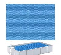 Couverture Solaire pour Piscine, Couverture Thermique à Bulles Ronde/rectangulaire, Isolante et Anti-poussière, 1,8 m/2,4 m/3 m, 2,2 x 1,5 m/2,6 x 1,7 m/3 x 2 m