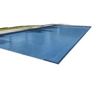 Couverture solaire pour piscine, dimensions 732 x 366 cm, épaisseur 110 μm, pour maintenir la chaleur, réduit l'évaporation de l'eau, non compatible avec les couvertures de sécurité