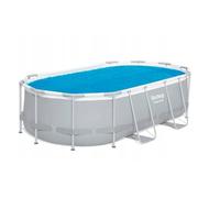 Couverture solaire, pour piscine ovale - 503 x 274 cm - Sheepmania Warmer - 150 microns - Bâche solaire pour piscine Bestway, Intex - Isolation thermique, économie d'énergie