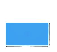 Couverture solaire pour piscine VEVOR, 36 x 18 pieds, en PE résistant, épaisseur de 16 mil, 12 millions
