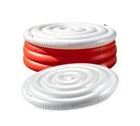 Couverture Spa Gonflable Rond - Bâche Thermique Isolée en PVC, Couvercle Spa Résistant Aux Intempéries pour Maintien De La Chaleur Et Protection, Accessoire Spa 4 à 6 Places