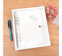 Couverture Spirale Transparente En Pvc A5/A6/A7, Feuille D'accessoires Pour Carnet De Notes, Papeterie Scolaire De Bureau, 6 Trous, Couverture De Planificateur