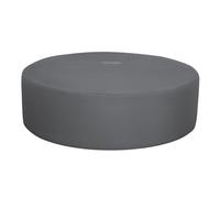 Bestway Couverture thermique EnergySense complète pour spa rond Ø 236 x 71 cm étanche gris foncé