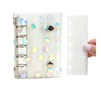 Couverture transparente pour dossiers | Pochettes transparentes en PVC | Couverture d'anneaux de journal et album de découpes - pour journaux de voyage, voyage, affaires, archives, bureau