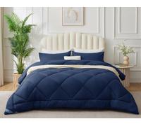 Couverture Unyqoos® toute saison, 140 x 200 cm – couverture matelassée en microfibre douce et respirante, garnissage en fibres creuses siliconées de 300 g/m², hypoallergénique et anti-acariens