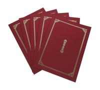 Couvertures De Certificat Professionnelles - Papier Élégant, Durable Et De Qualité Supérieure, Lot De 5, Idéales Pour Les Récompenses Et Les Documents Importants