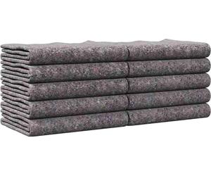 Couvertures de déménagement 10 pc Gris 150 x 200 cm tissu